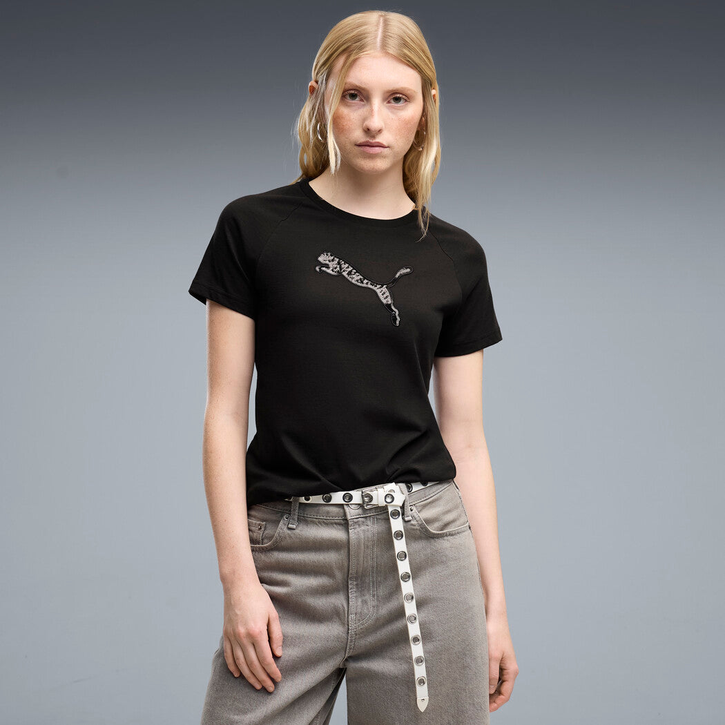 PUMA ESS SEQUINS TEE W