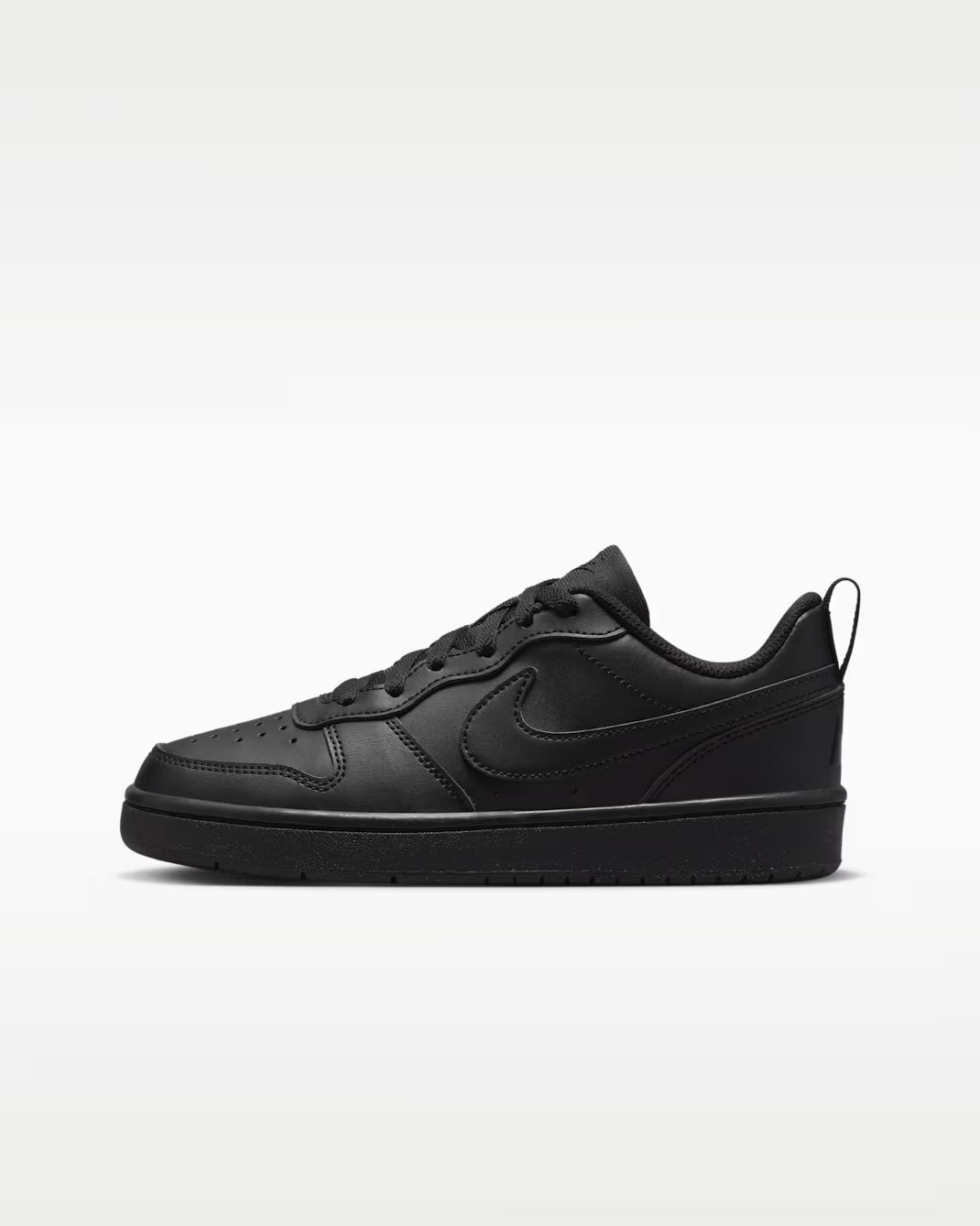 NIKE COURT BOROUGH LOW PRESCOLAR  BLK-BLK
