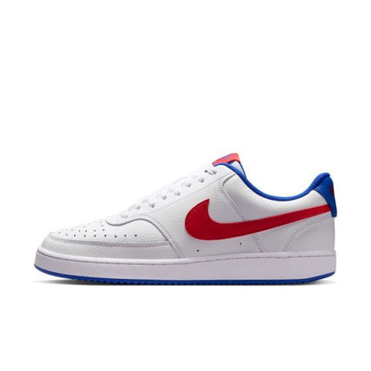 NIKE COURT VISION LOW WHT / RED