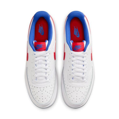 NIKE COURT VISION LOW WHT / RED
