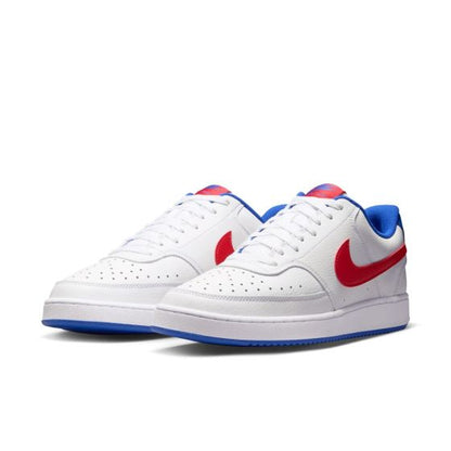 NIKE COURT VISION LOW WHT / RED
