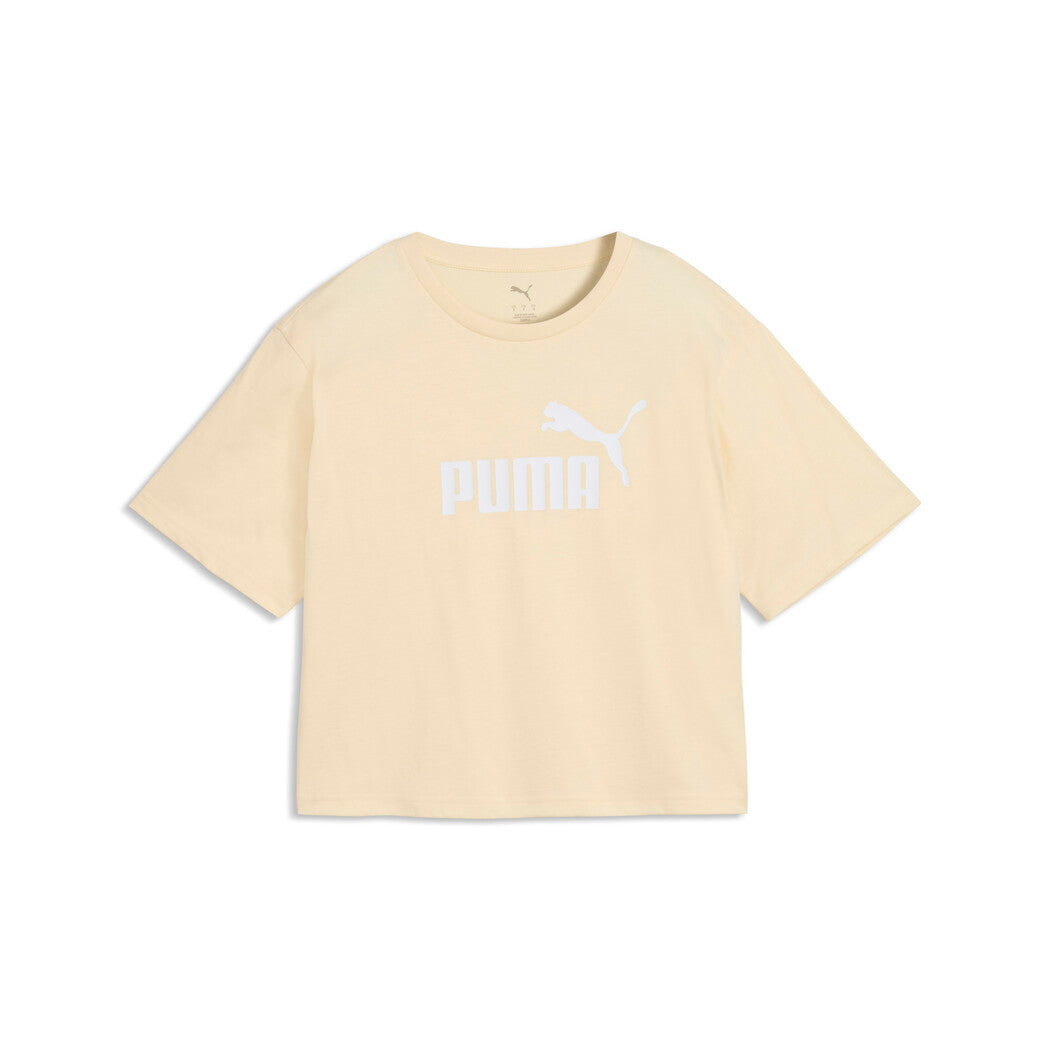 PUMA ESS CROPPED NO. 1 LOGO RELAXED TEE W