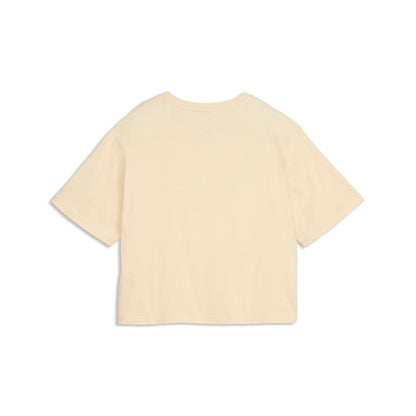 PUMA ESS CROPPED NO. 1 LOGO RELAXED TEE W