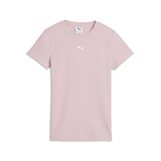 PUMA ESS ELEVATED RIB SLIM TEE G