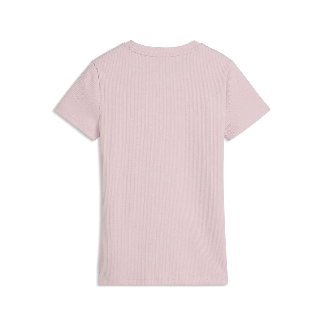 PUMA ESS ELEVATED RIB SLIM TEE G
