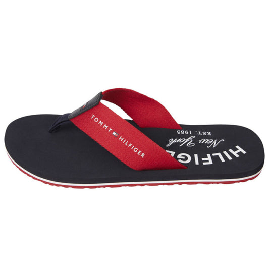 Chancletas Tommy Hilfiger Hombre Classic NY Rojo Primario