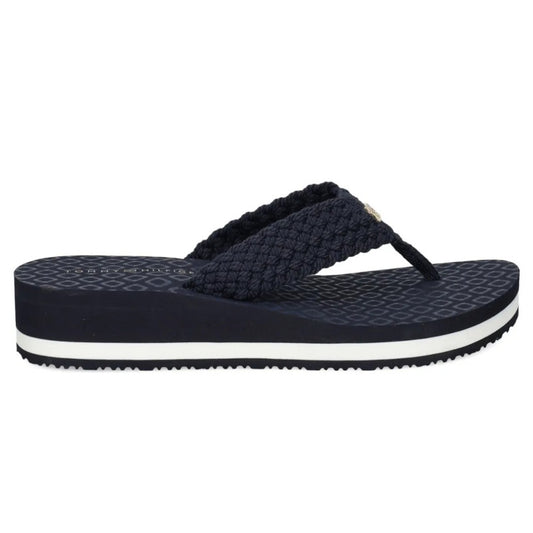 Sandalia Tommy Hilfiger Mujer Crochet Space Blue