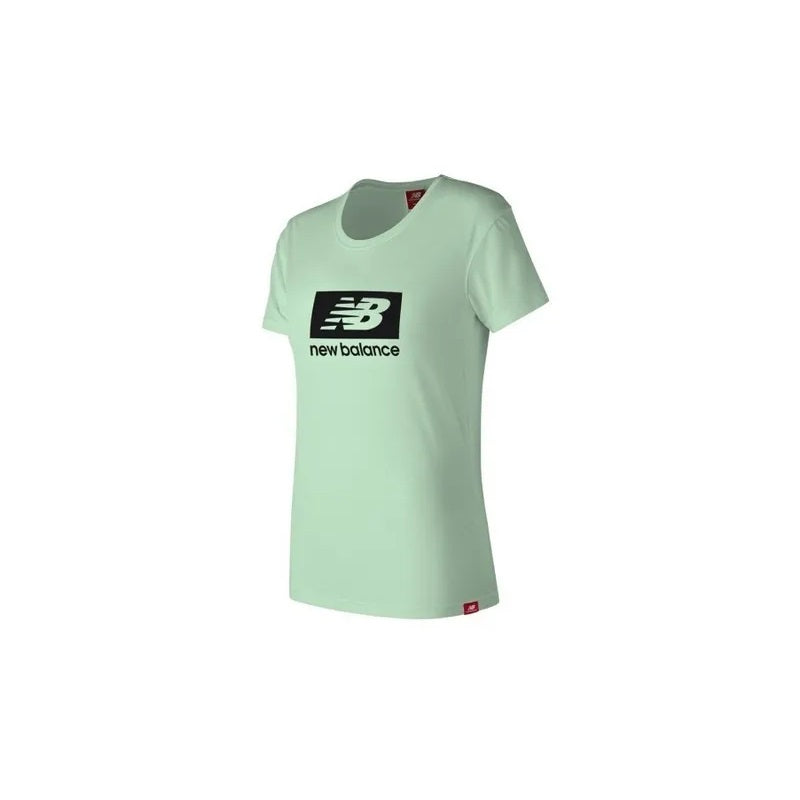 Camiseta Casual De Dama Color Verde  | Marca NEW BALANCE