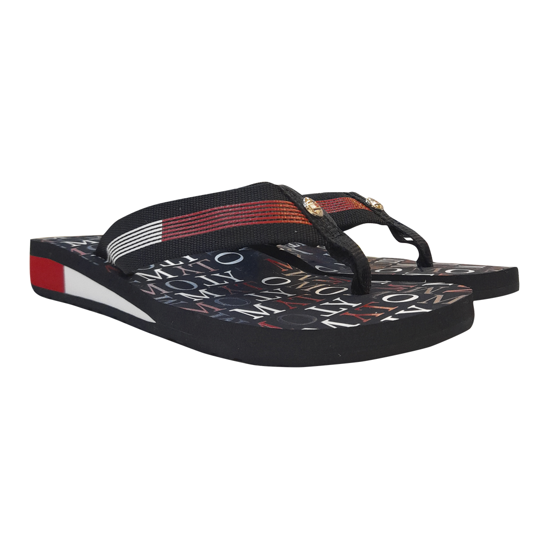 TOMMY PRINTED FLAT BEACHSANDAL