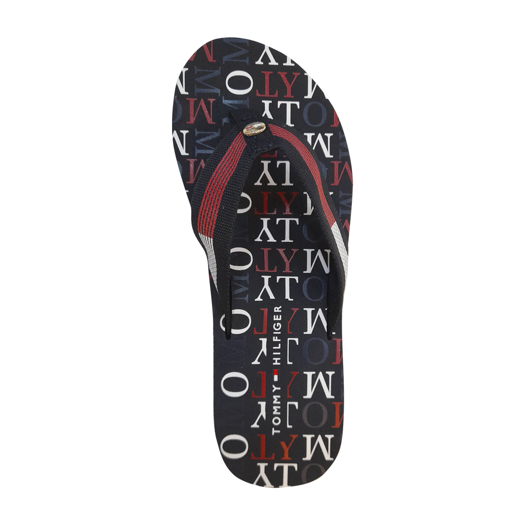 TOMMY PRINTED FLAT BEACHSANDAL