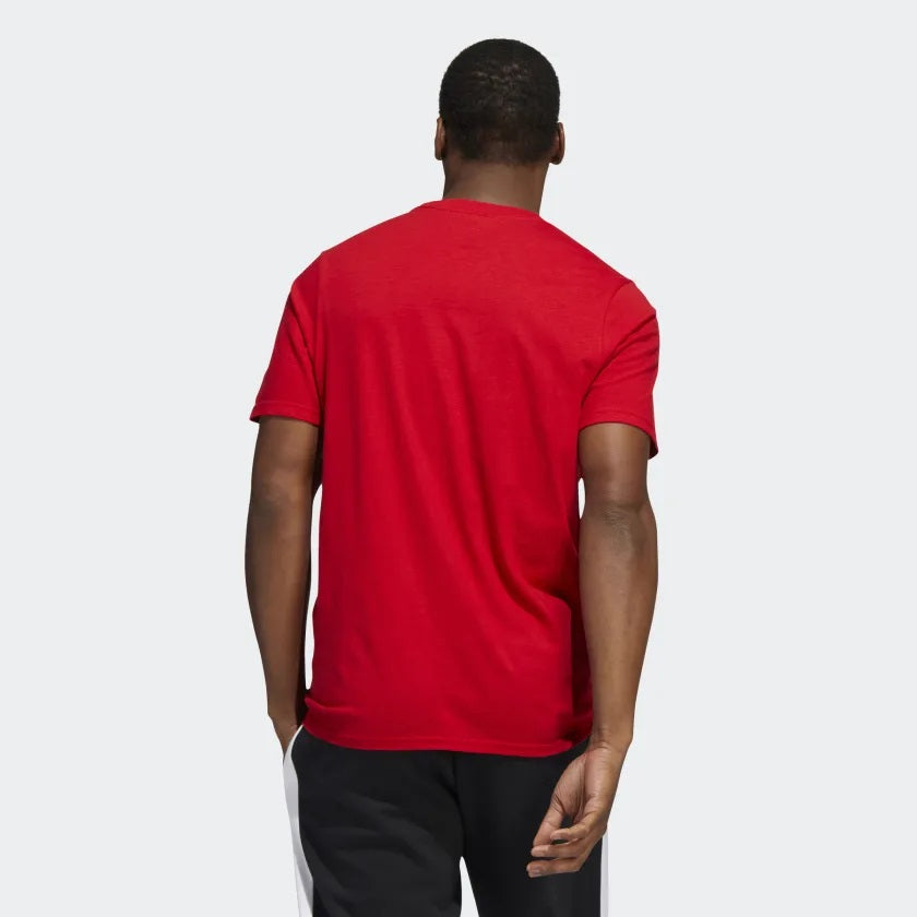 Camiseta de Hombre Roja Marca ADIDAS