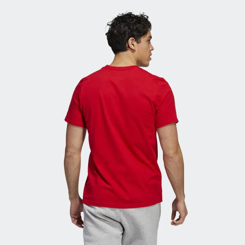 Camiseta de Hombre Roja Marca ADIDAS