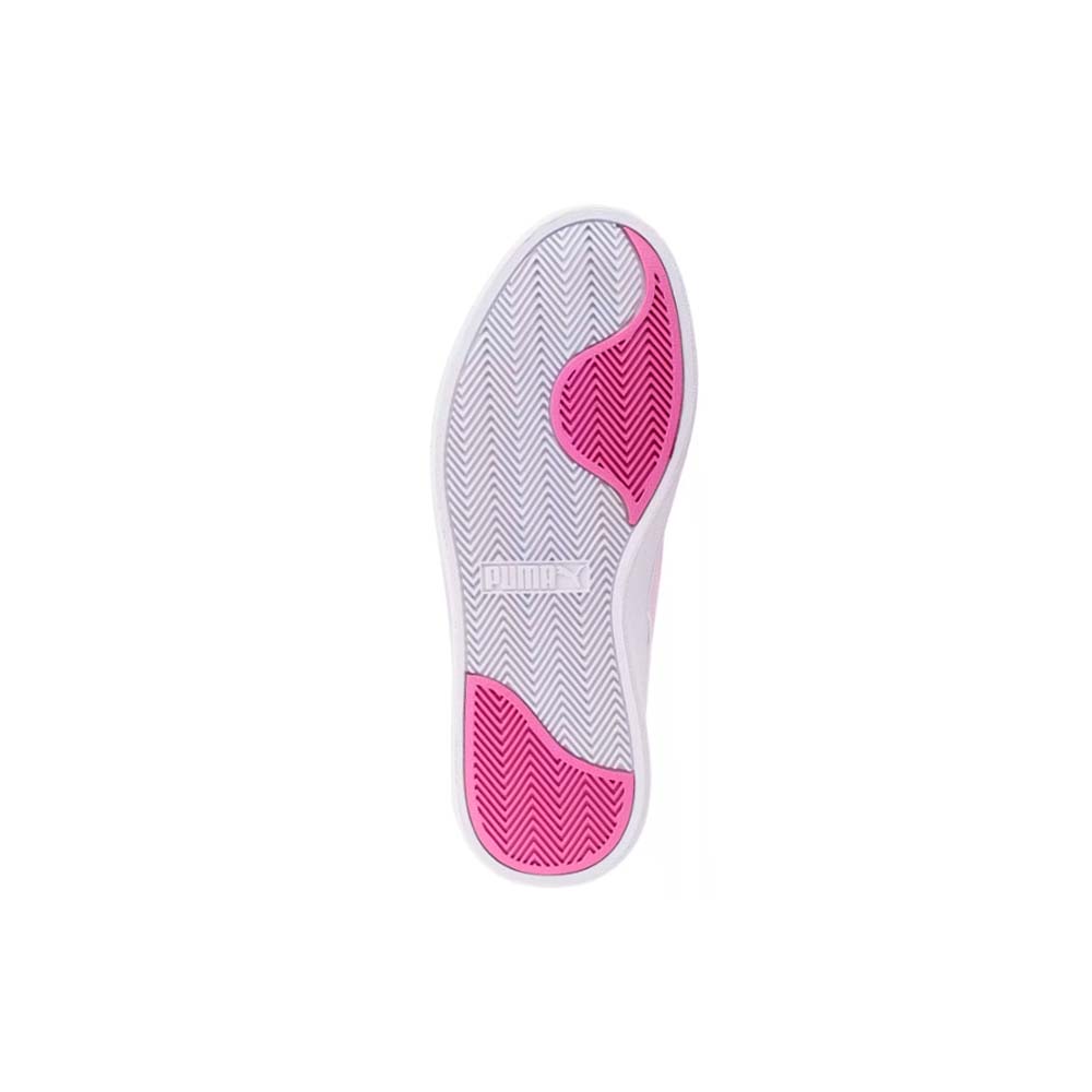Zapatilla Puma Shuffle De Dama | Color Blanco con Rosado