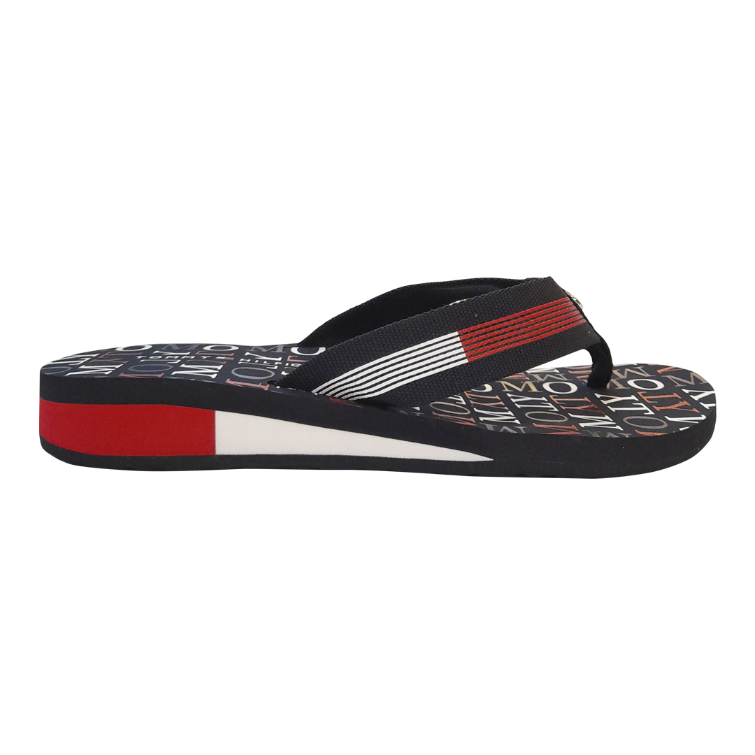TOMMY PRINTED FLAT BEACHSANDAL