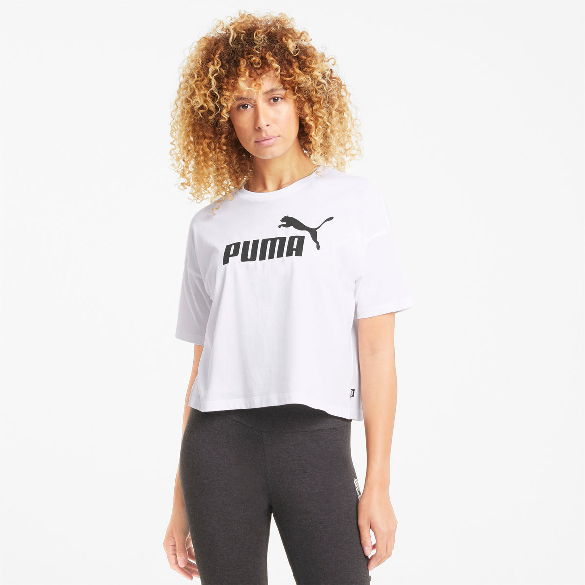 Sweter Ess Cropped Logo Tee De Dama Marca Puma