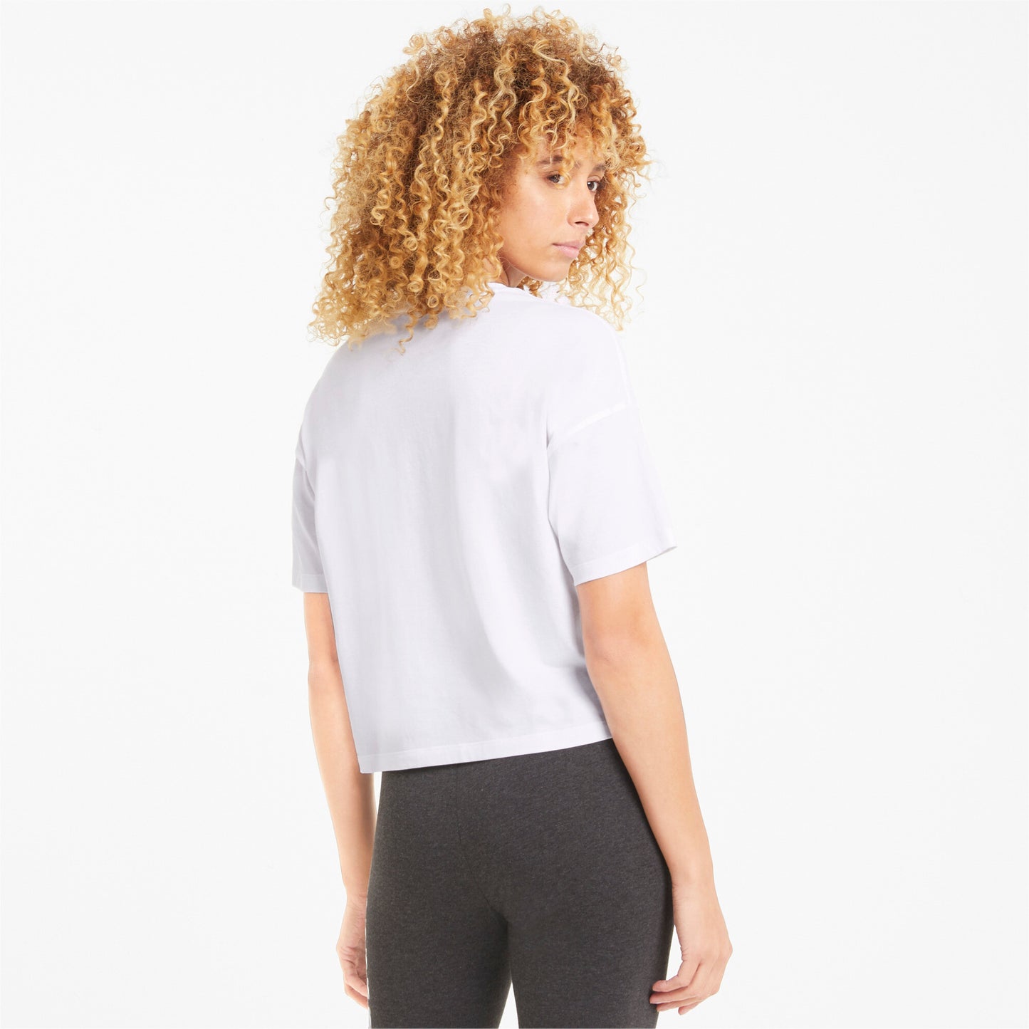 Sweter Ess Cropped Logo Tee De Dama Marca Puma
