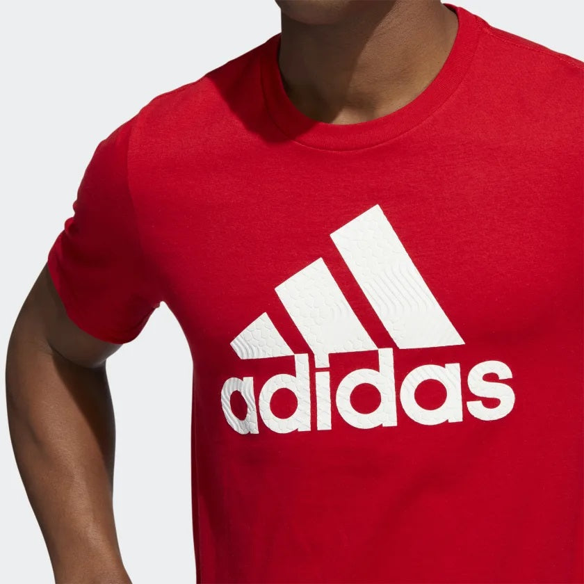 Camiseta de Hombre Roja Marca ADIDAS
