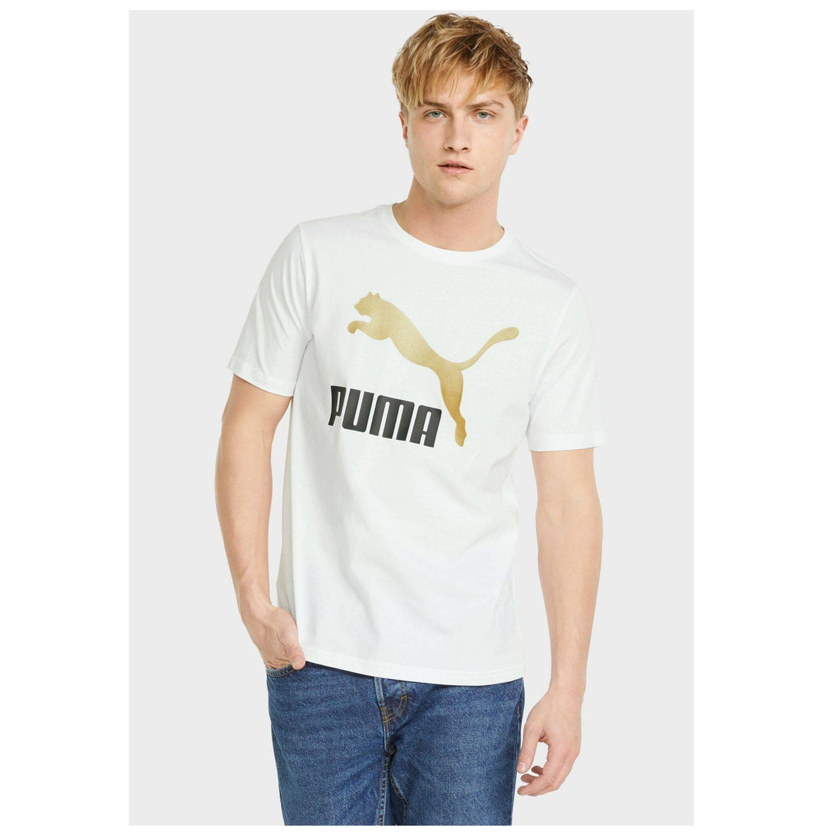 Camiseta De Hombre Color Blanca | Marca PUMA