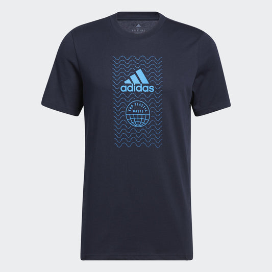 Camiseta de Hombre Azul Marca ADIDAS