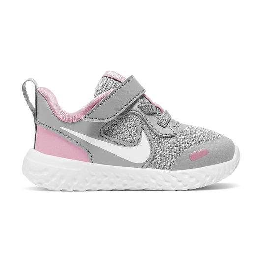 Zapatilla Nike Revolution 5 Toddler de Niña color Gris