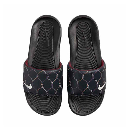 Chancletas Nike Victori One de Hombre color Negro Estampado