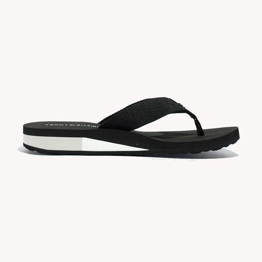 Chancleta Para Dama Modelo "Shiny Detail MID Wedge" - Tommy Hilfiger