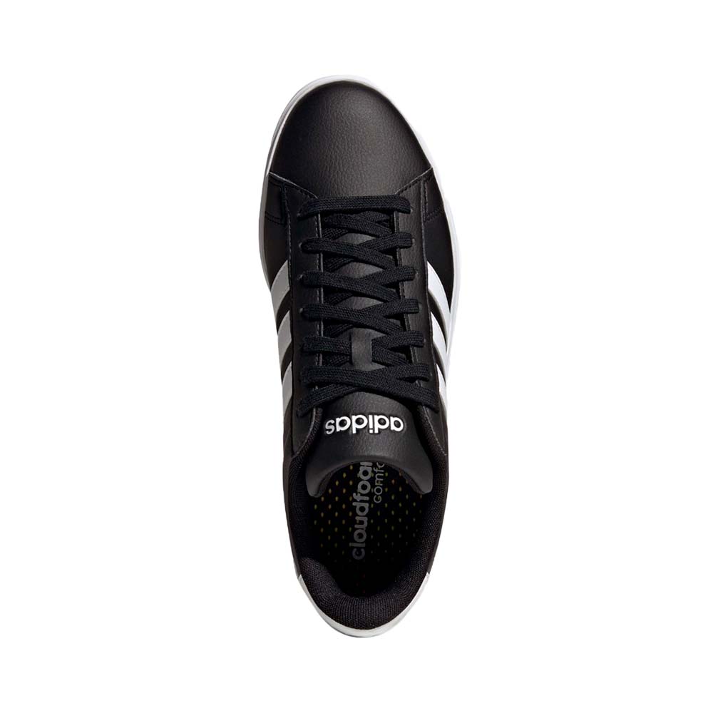 ZAPATILLA ADIDAS GRAND COURT CLOUDFOAM LIFESTYLE COURT COMFORT DE HOMBRE COLOR NEGRO