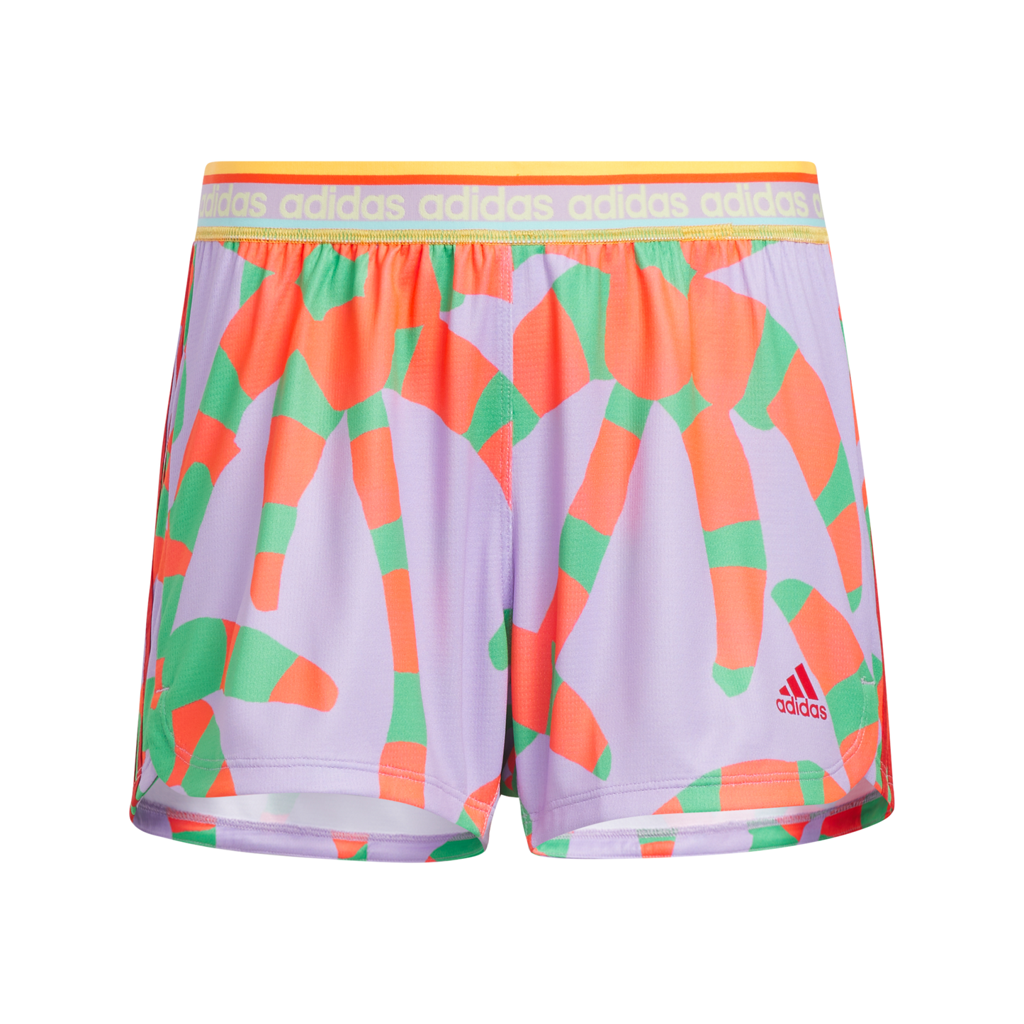 Short Tejidos x Farm Rio Pacer 3 Tiras De Damas Marca Adidas