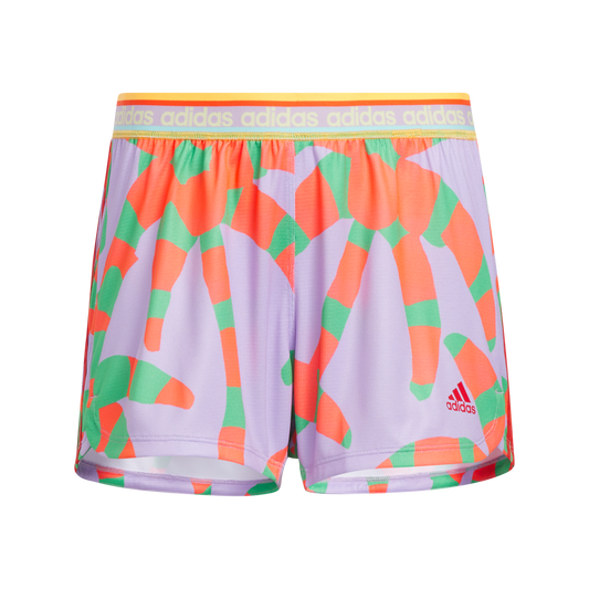 Short Tejidos x Farm Rio Pacer 3 Tiras De Damas Marca Adidas