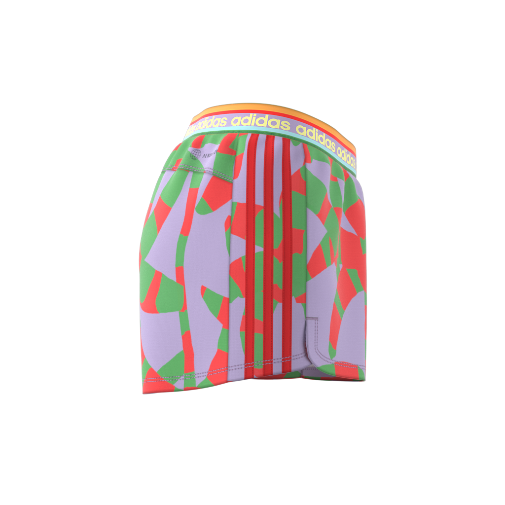 Short Tejidos x Farm Rio Pacer 3 Tiras De Damas Marca Adidas