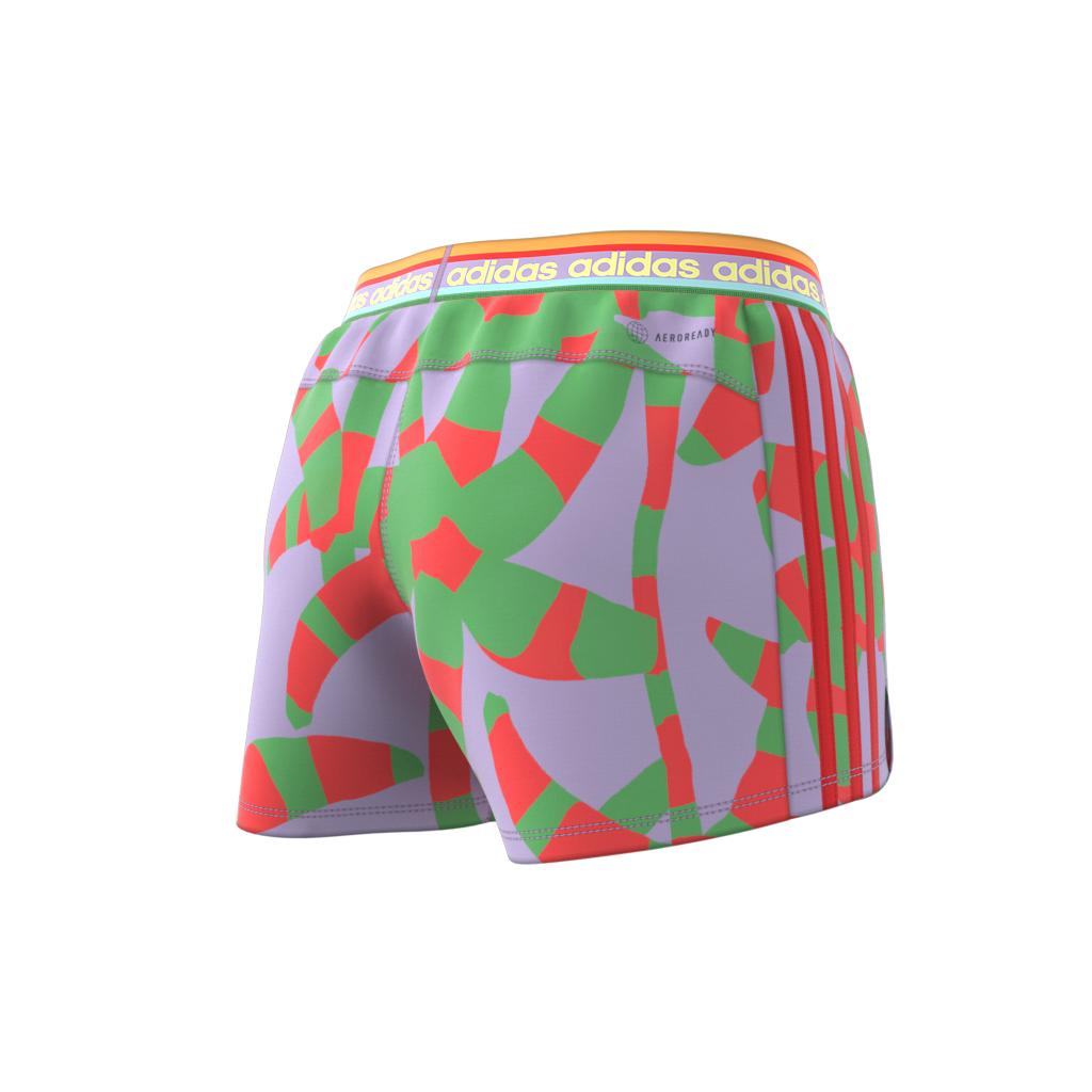 Short Tejidos x Farm Rio Pacer 3 Tiras De Damas Marca Adidas