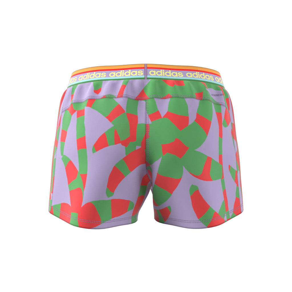 Short Tejidos x Farm Rio Pacer 3 Tiras De Damas Marca Adidas