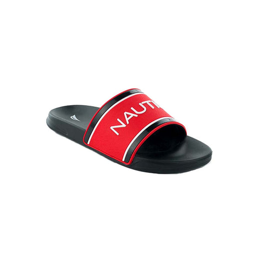 Chancletas Nautica Cortlan de Hombre color Rojo