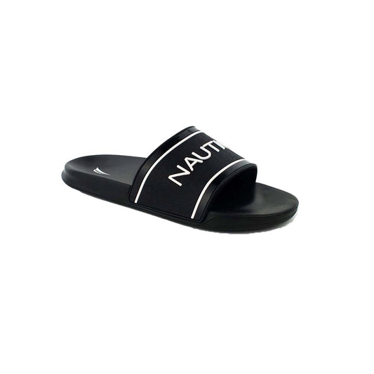 Chancletas Nautica Cortlan de Hombre color Negro