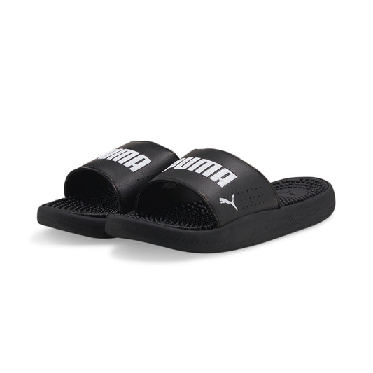 Chancleta Puma Softride Masaje Deslizante de Hombre | Color Negro