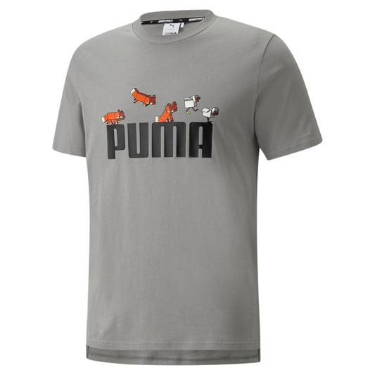 Camiseta de Hombre Gamers Gris Marca PUMA