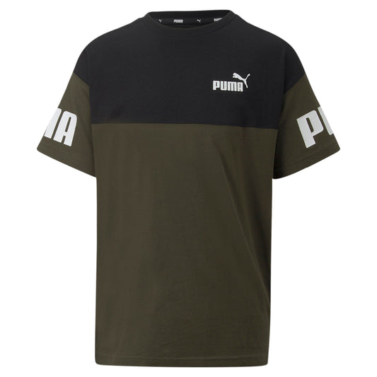SWETER PUMA DE NIﾑO COLOR VERDEOLIVO