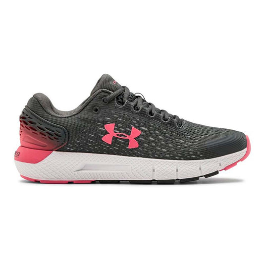 Zapatilla Deportiva De Dama Color Gris Con Rosa | Marca UNDER ARMOUR