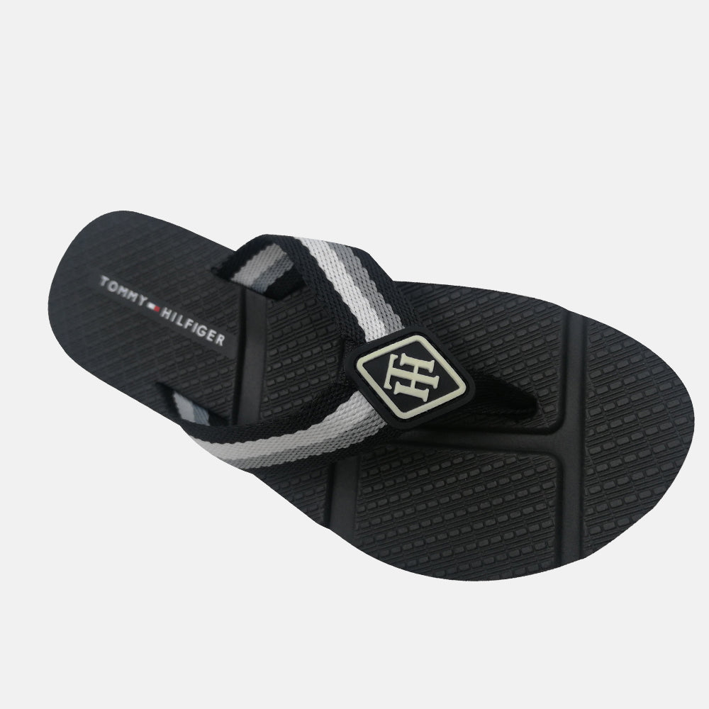 Chancleta Tommy Hilfiger de Mujer Color Negro