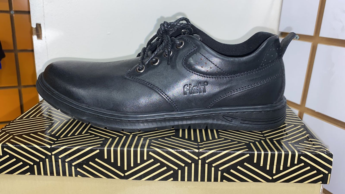 Zapato De Hombre Color Negro | Marca Fish