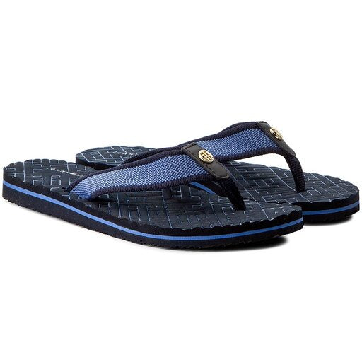 Chancleta Tommy Hilfiger de Mujer Color Celeste